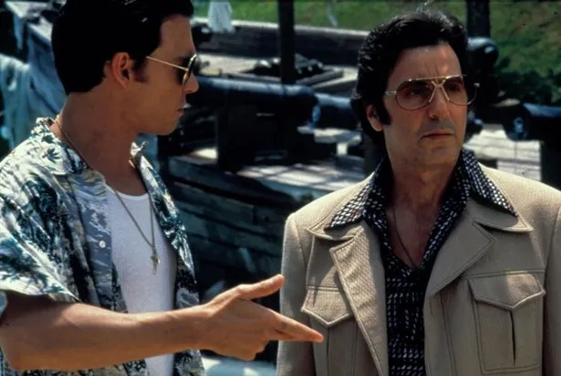 Johnny Depp and Al Pacino in Donnie Brasco (1997)