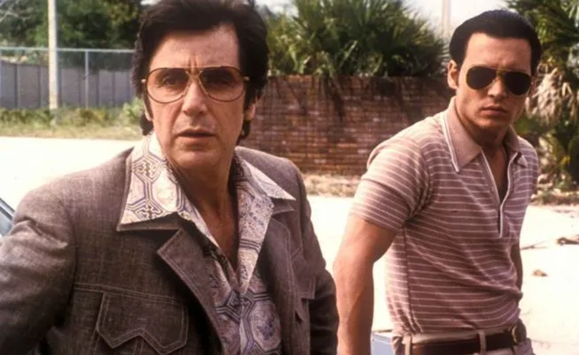 Johnny Depp and Al Pacino in Donnie Brasco (1997)