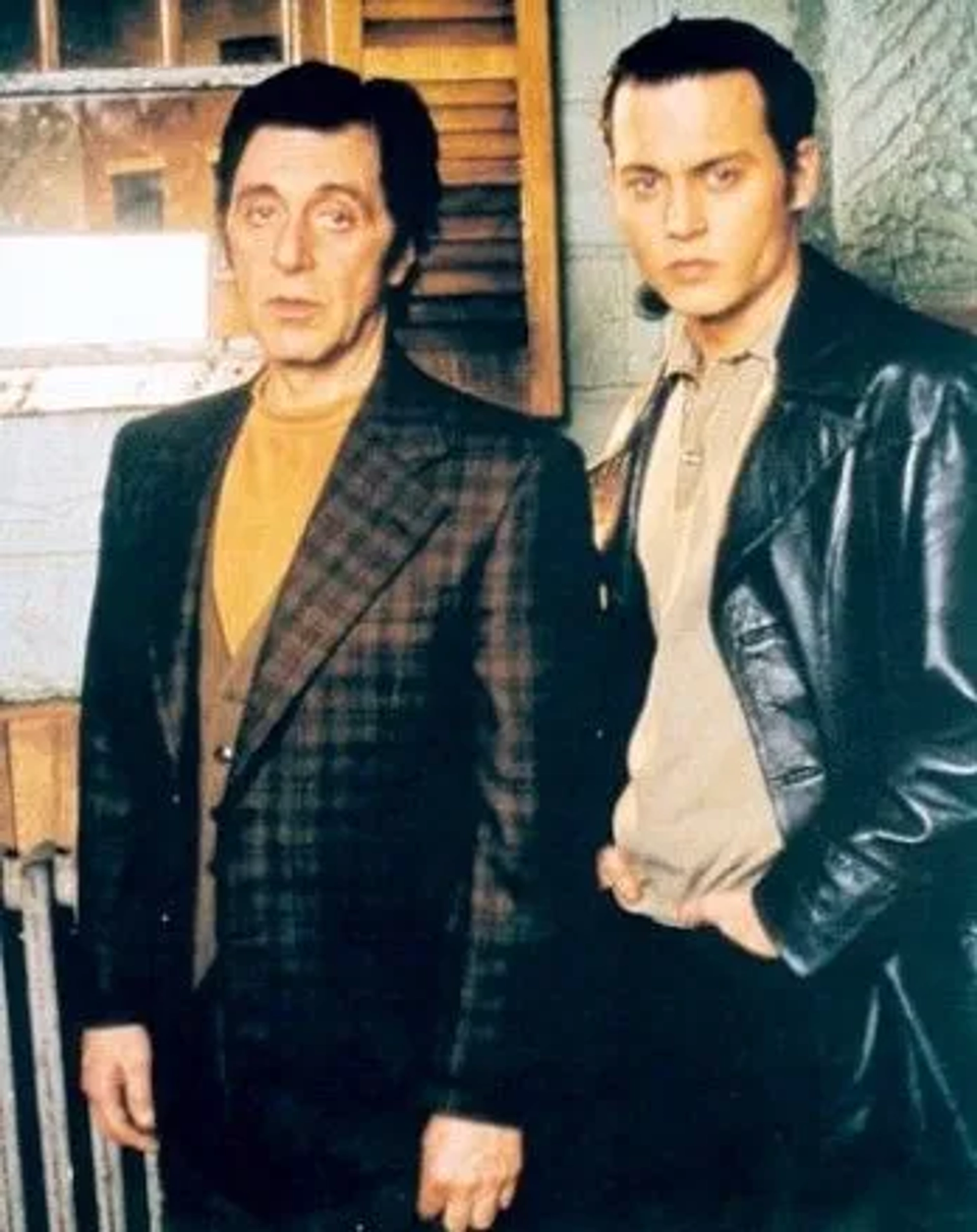 Johnny Depp and Al Pacino in Donnie Brasco (1997)