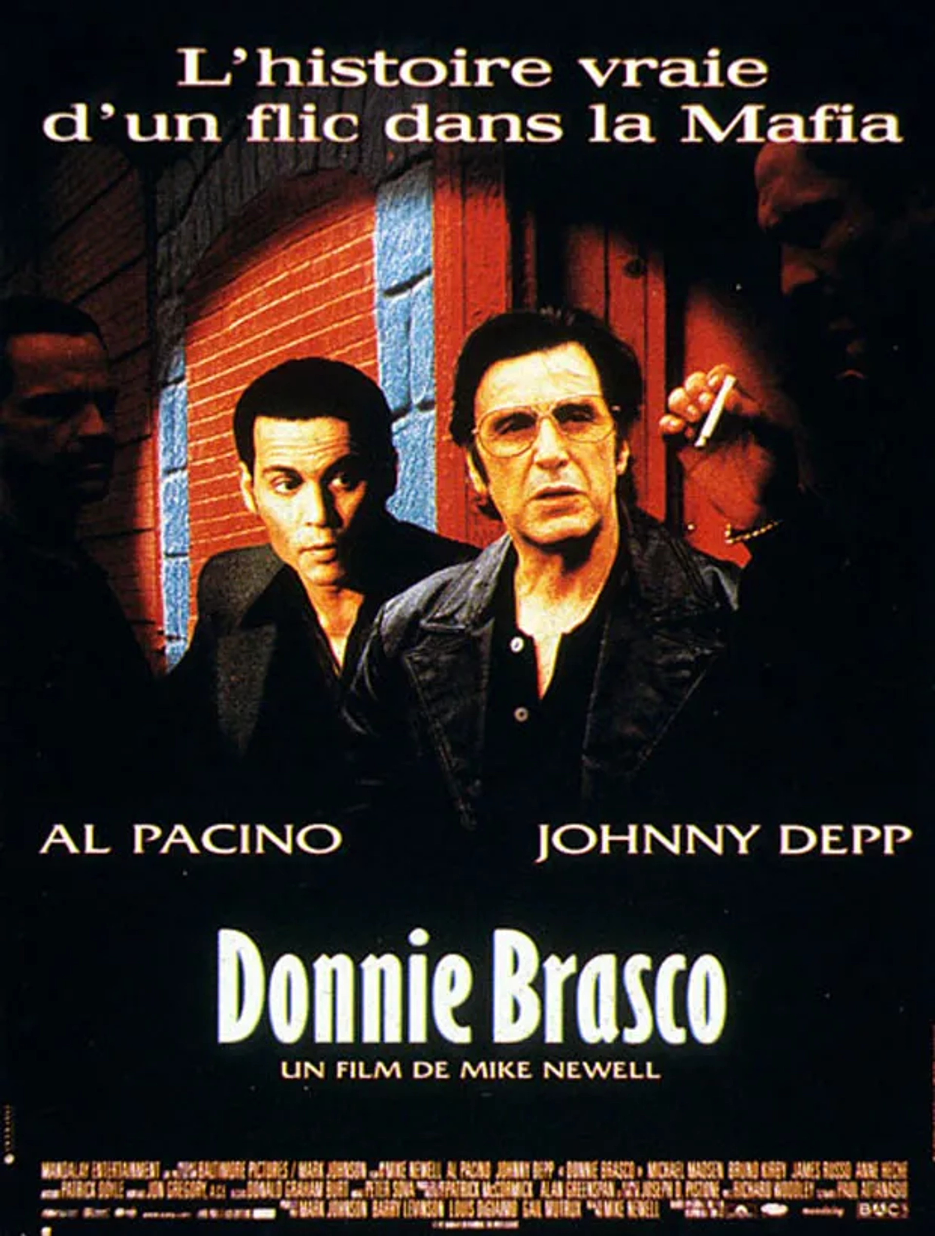 Johnny Depp and Al Pacino in Donnie Brasco (1997)