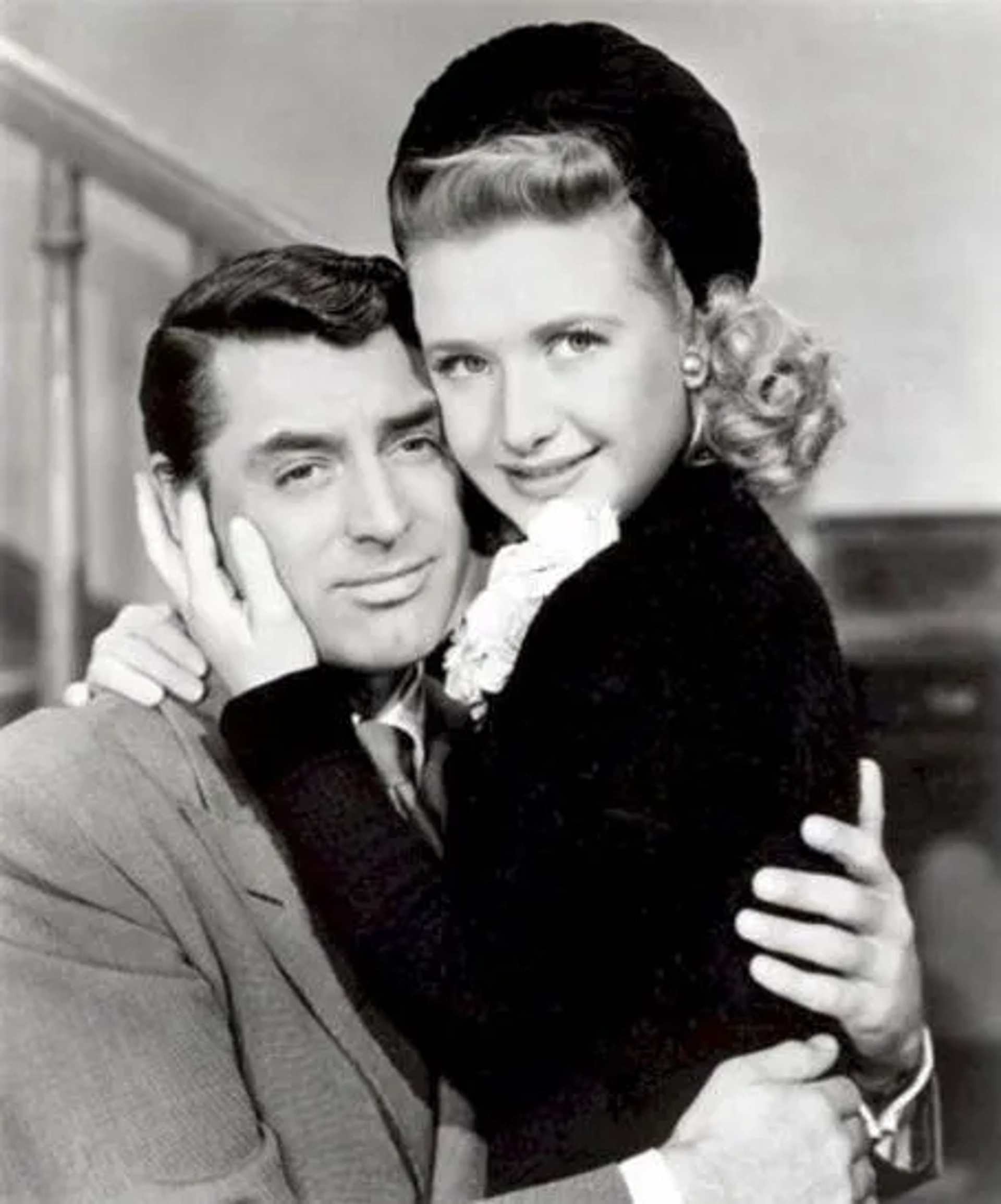 Cary Grant and Priscilla Lane in Arsenic and Old Lace (1944)