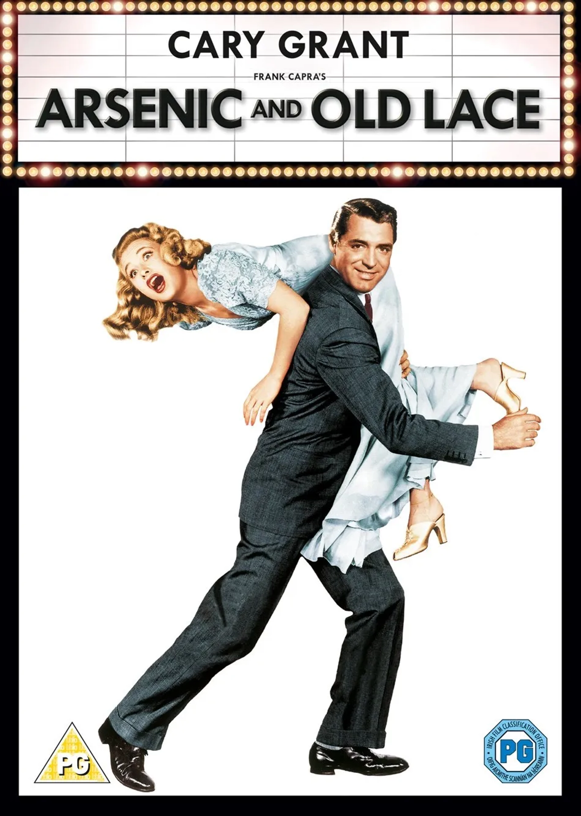 Cary Grant and Priscilla Lane in Arsenic and Old Lace (1944)