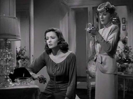 Gene Tierney and Judith Anderson in Laura (1944)