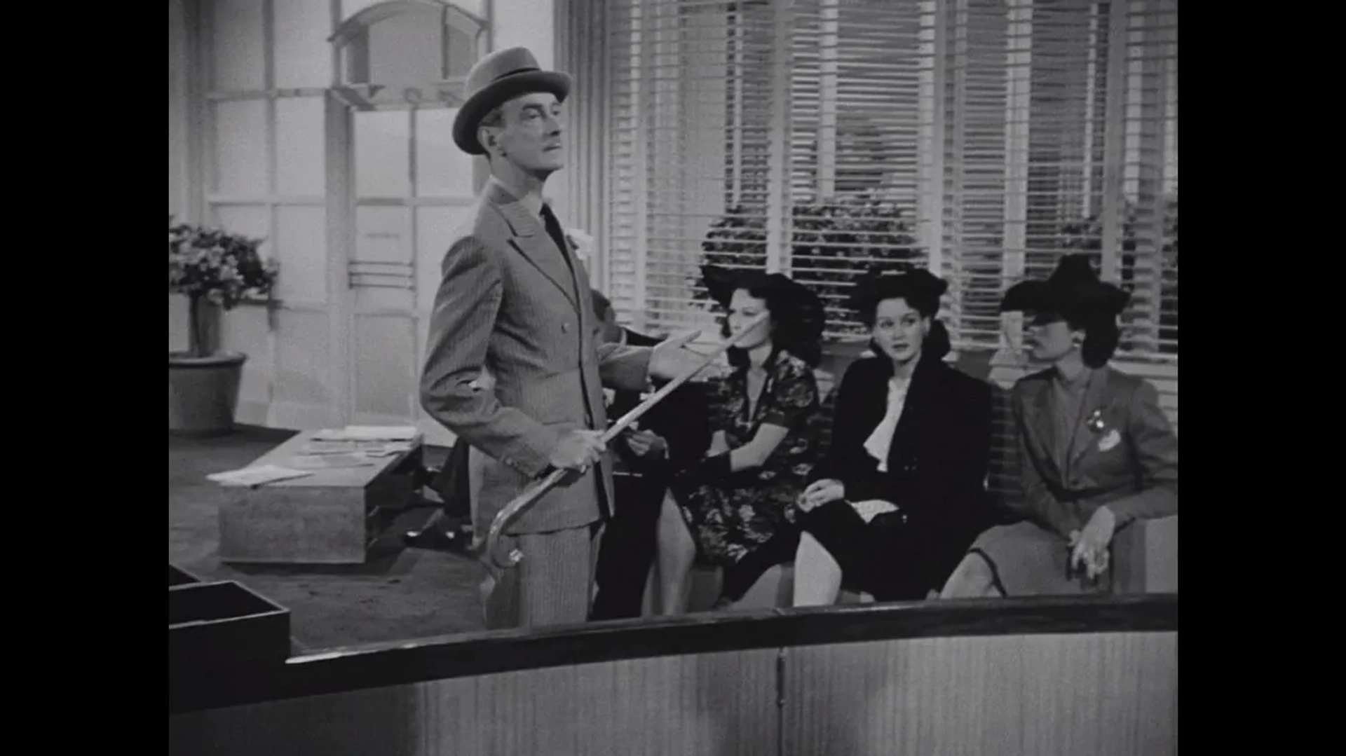 Kay Connors, Frances Gladwin, and Clifton Webb in Laura (1944)