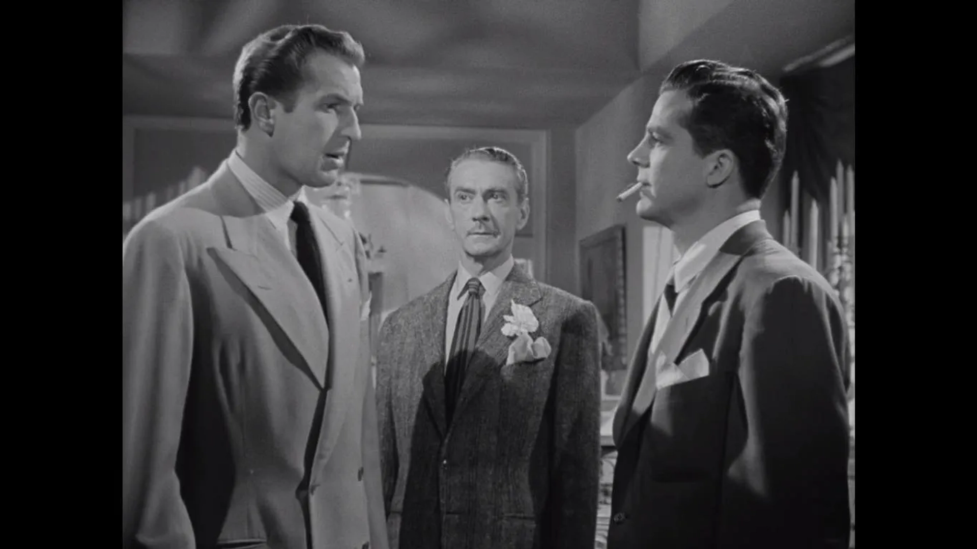 Dana Andrews, Vincent Price, and Clifton Webb in Laura (1944)