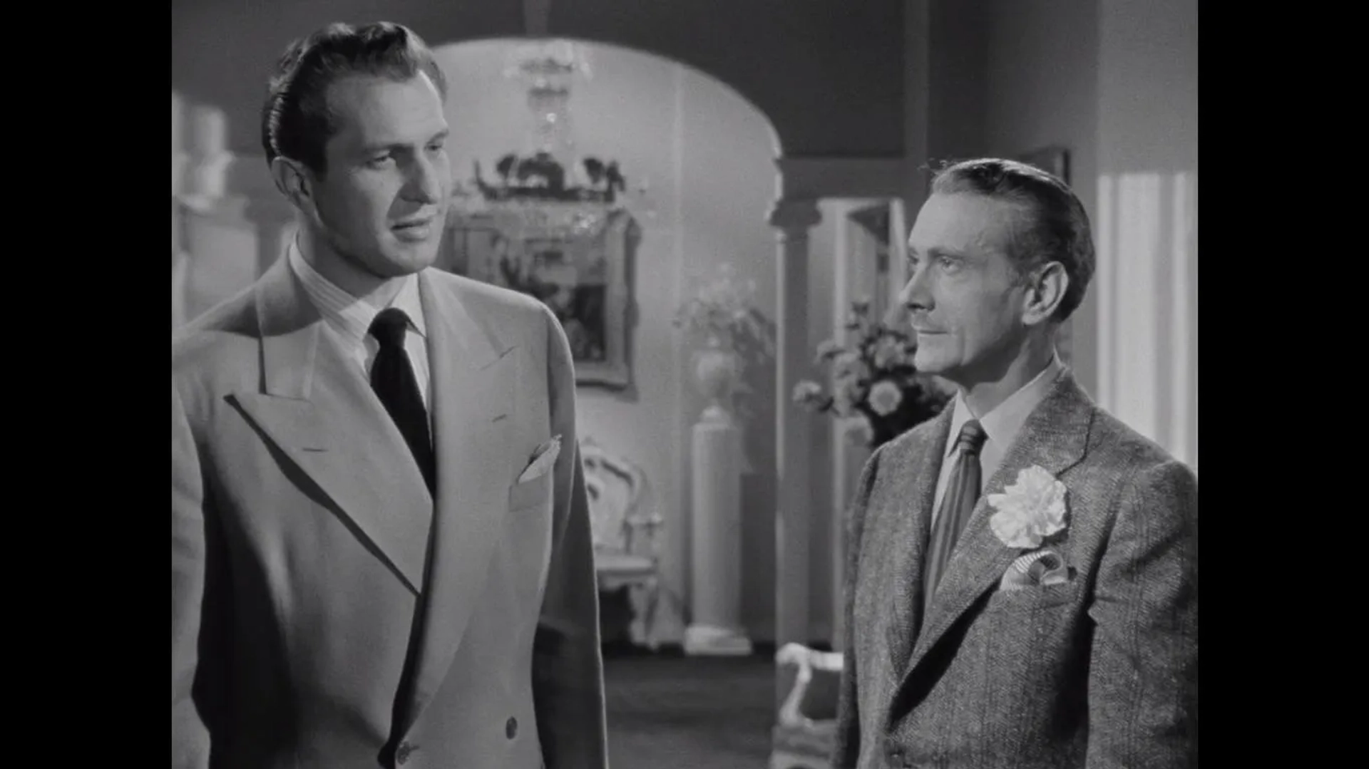Vincent Price and Clifton Webb in Laura (1944)