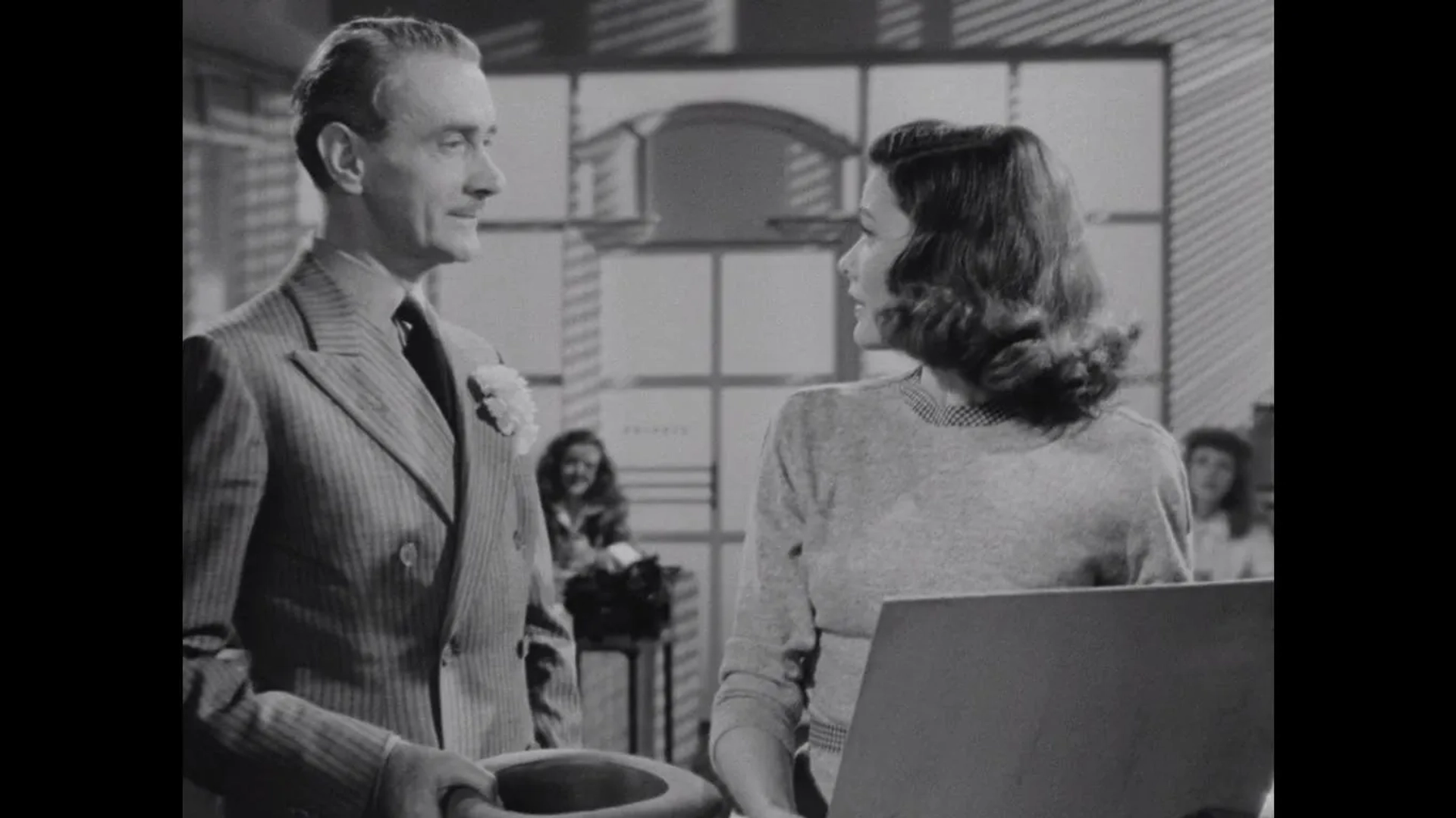 Gene Tierney and Clifton Webb in Laura (1944)