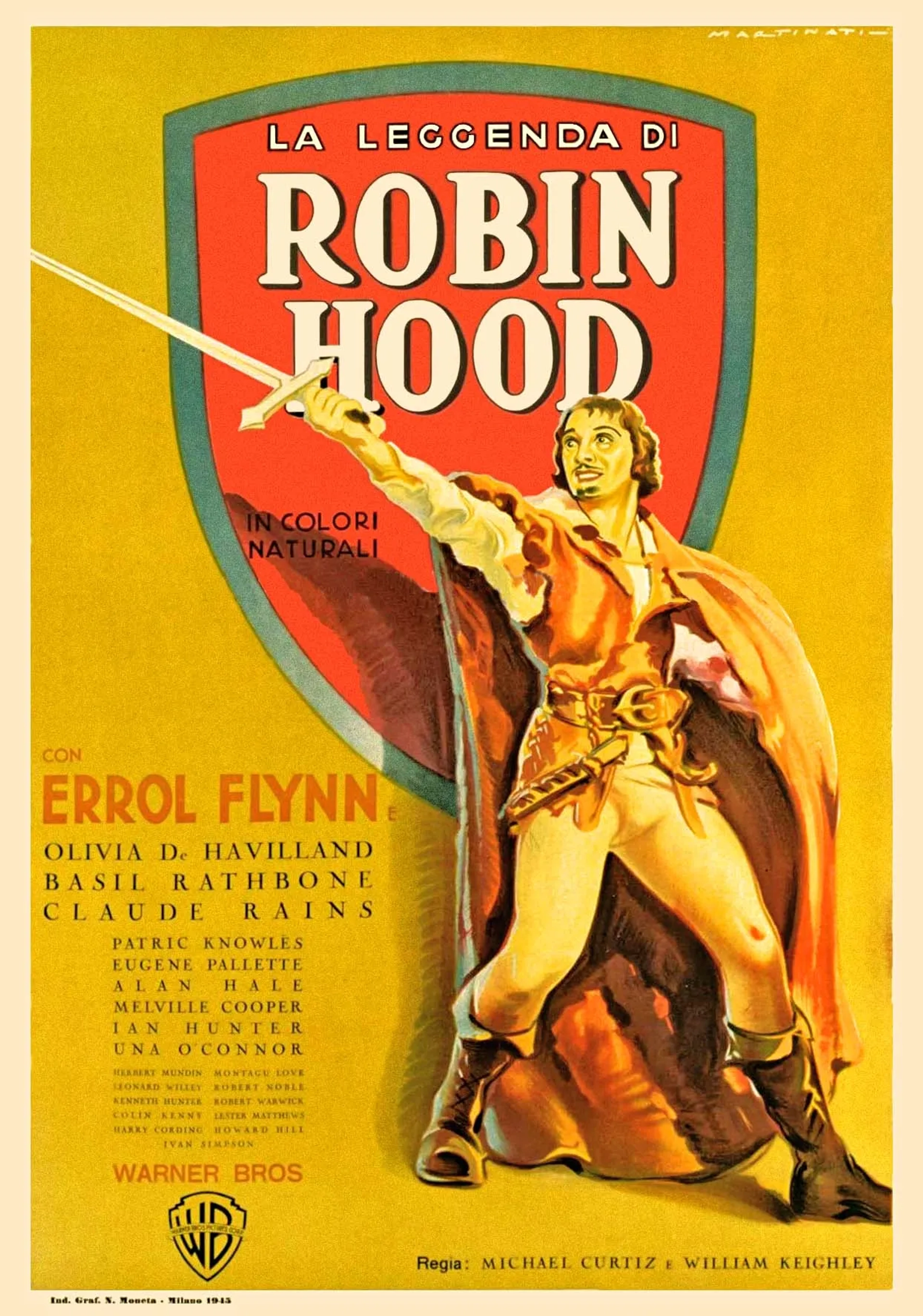 Errol Flynn in The Adventures of Robin Hood (1938)