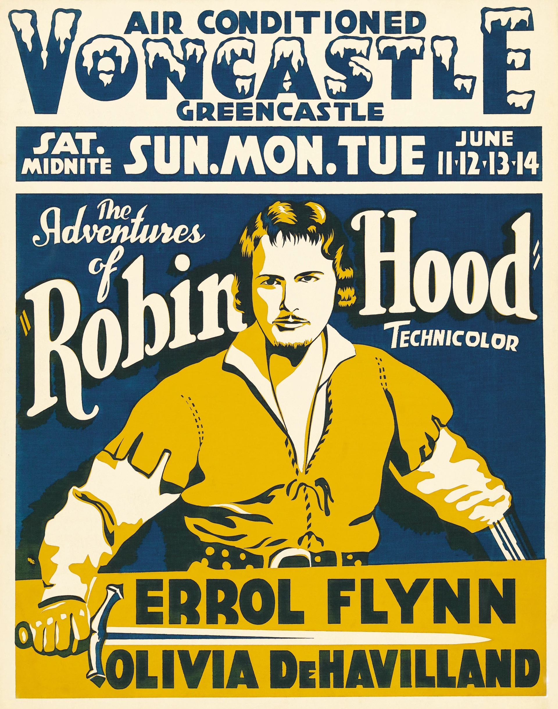 Errol Flynn in The Adventures of Robin Hood (1938)