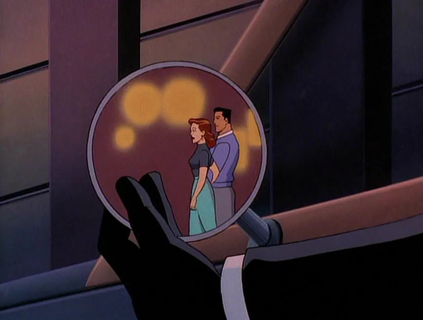 Mark Hamill, Dana Delany, and Kevin Conroy in Batman: Mask of the Phantasm (1993)