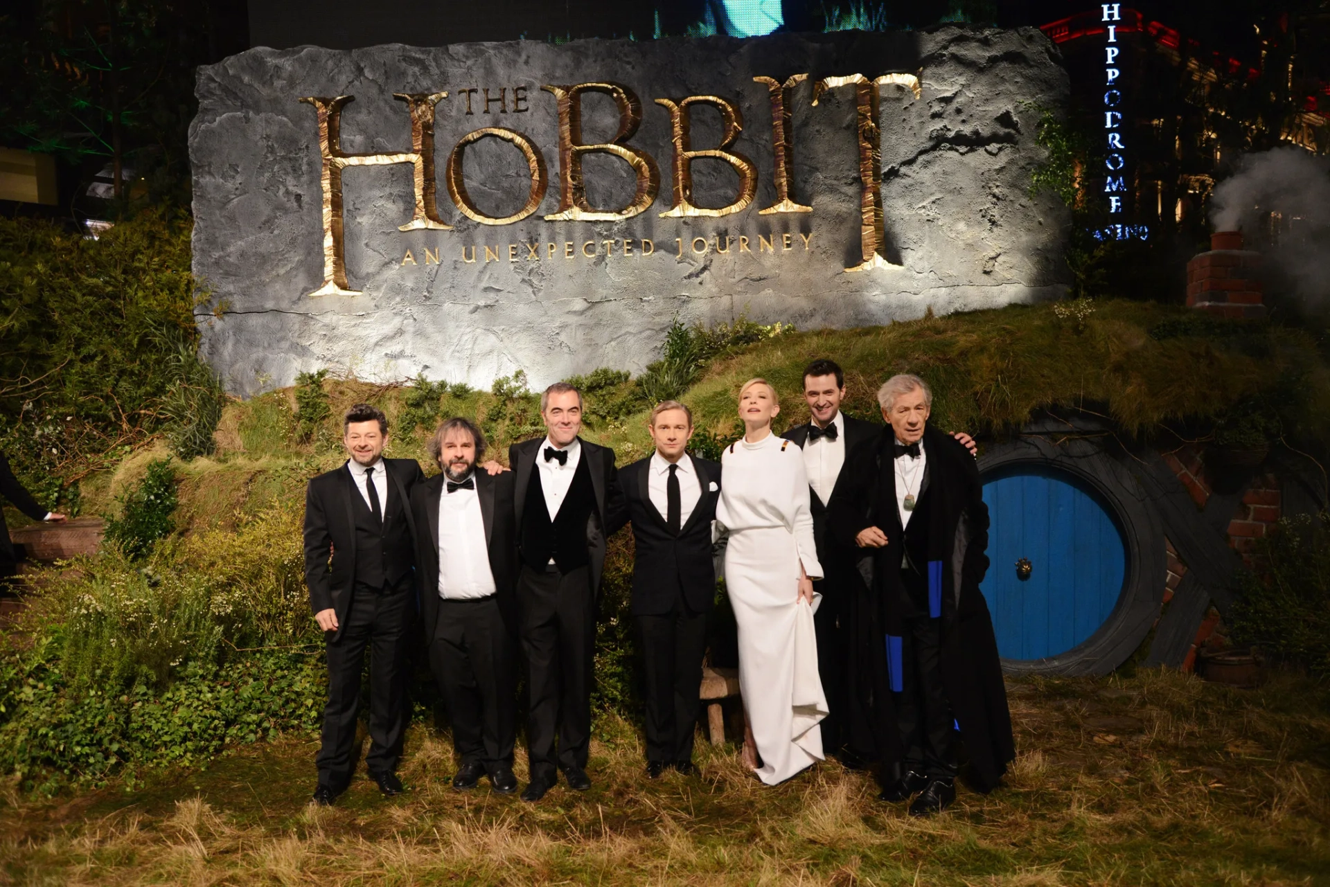 Cate Blanchett, Peter Jackson, Ian McKellen, Richard Armitage, Martin Freeman, James Nesbitt, and Andy Serkis at an event for The Hobbit: An Unexpected Journey (2012)