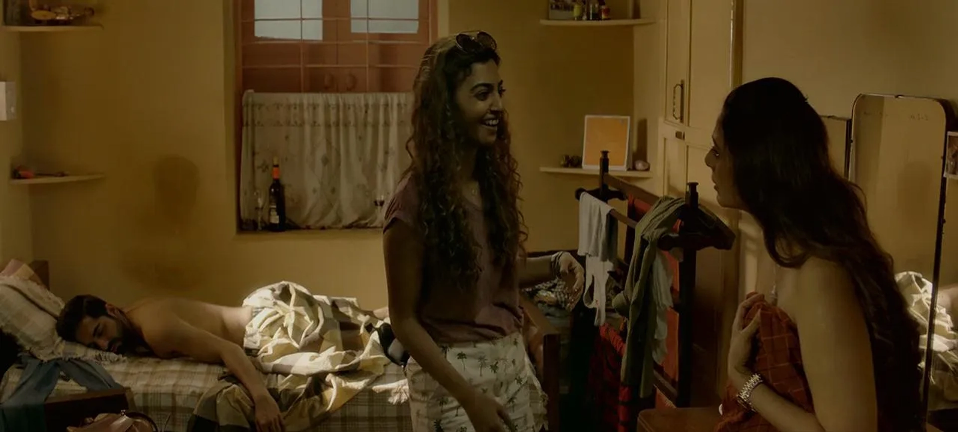 Tabu, Radhika Apte, and Ayushmann Khurrana in Andhadhun (2018)