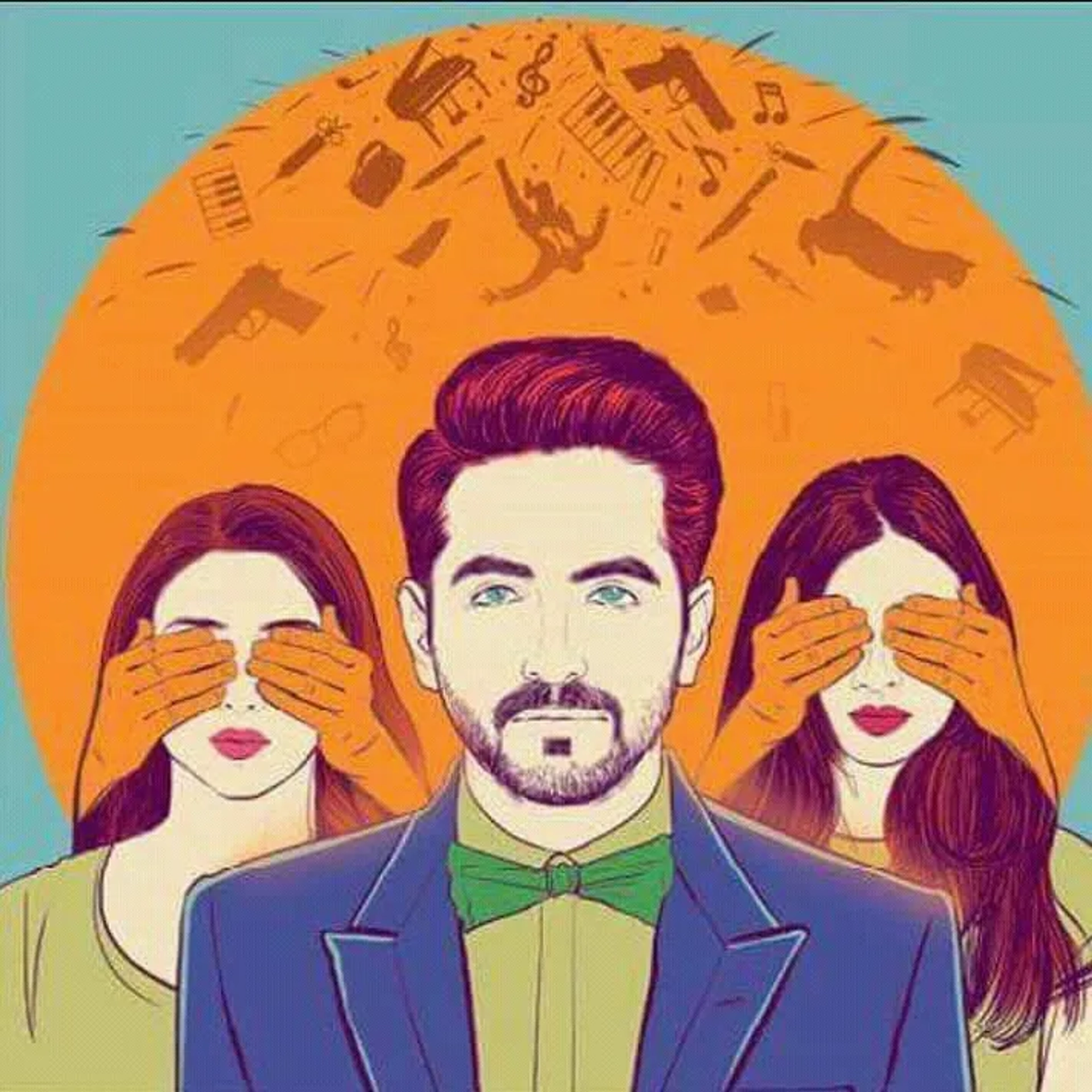 Tabu, Radhika Apte, and Ayushmann Khurrana in Andhadhun (2018)