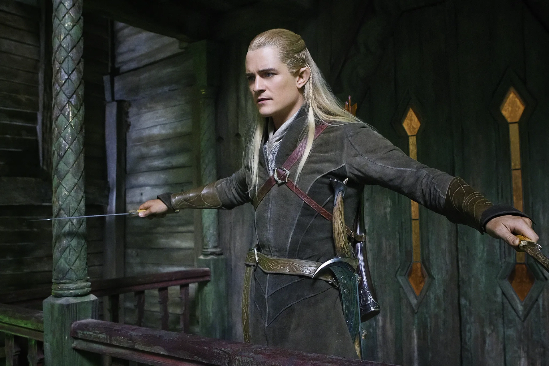 Orlando Bloom in The Hobbit: The Desolation of Smaug (2013)