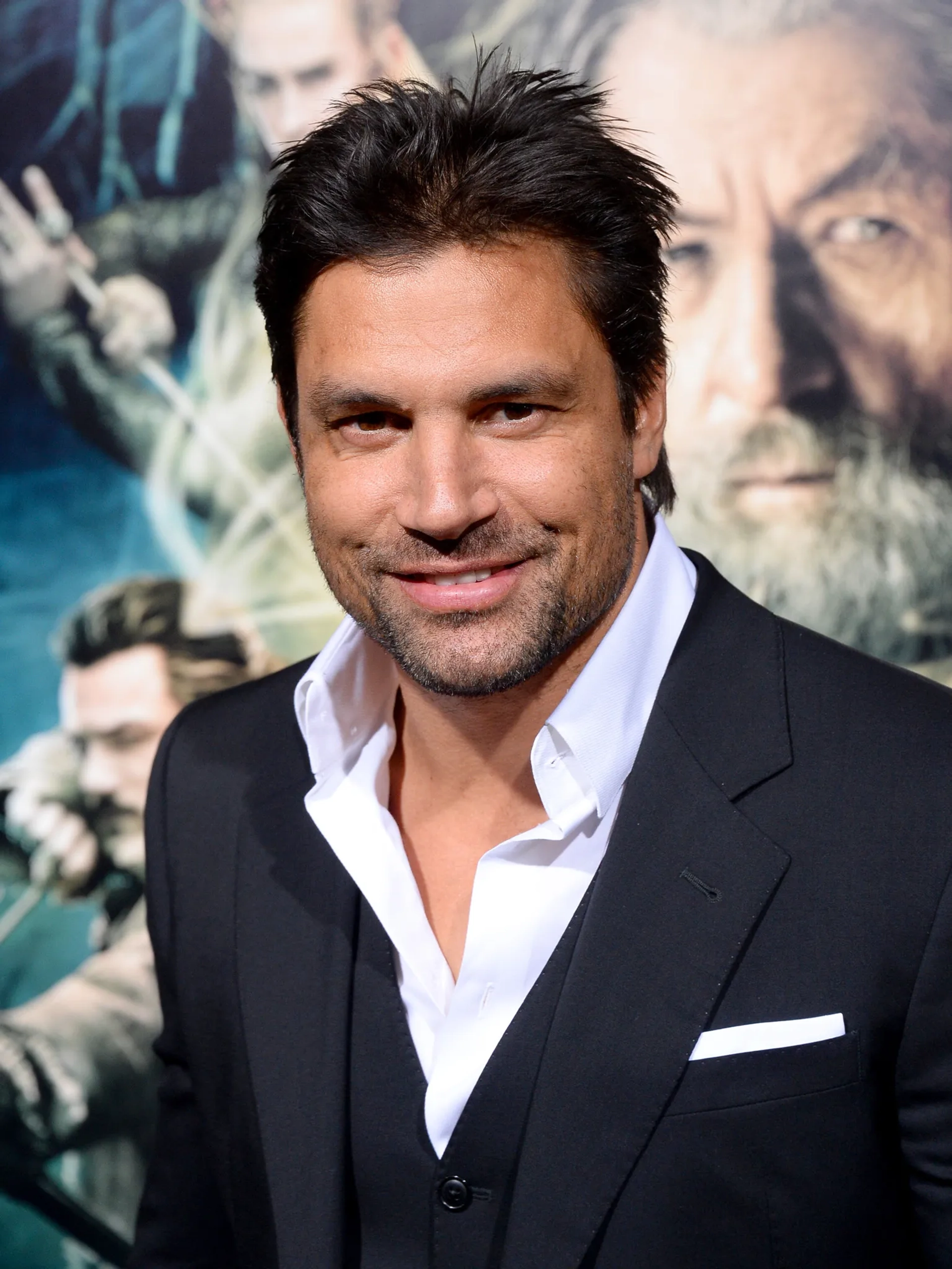 Manu Bennett at an event for The Hobbit: The Desolation of Smaug (2013)