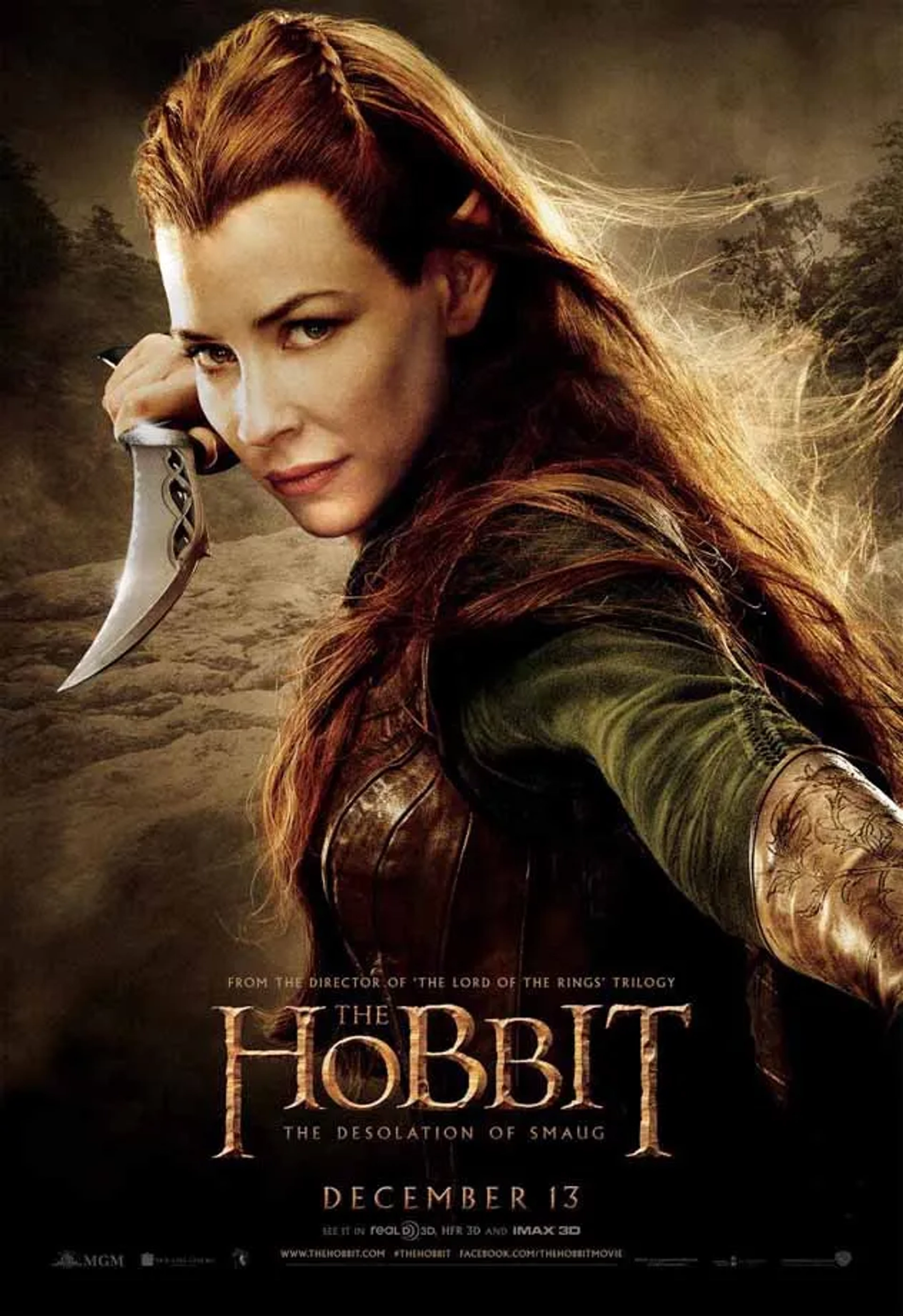 Evangeline Lilly in The Hobbit: The Desolation of Smaug (2013)