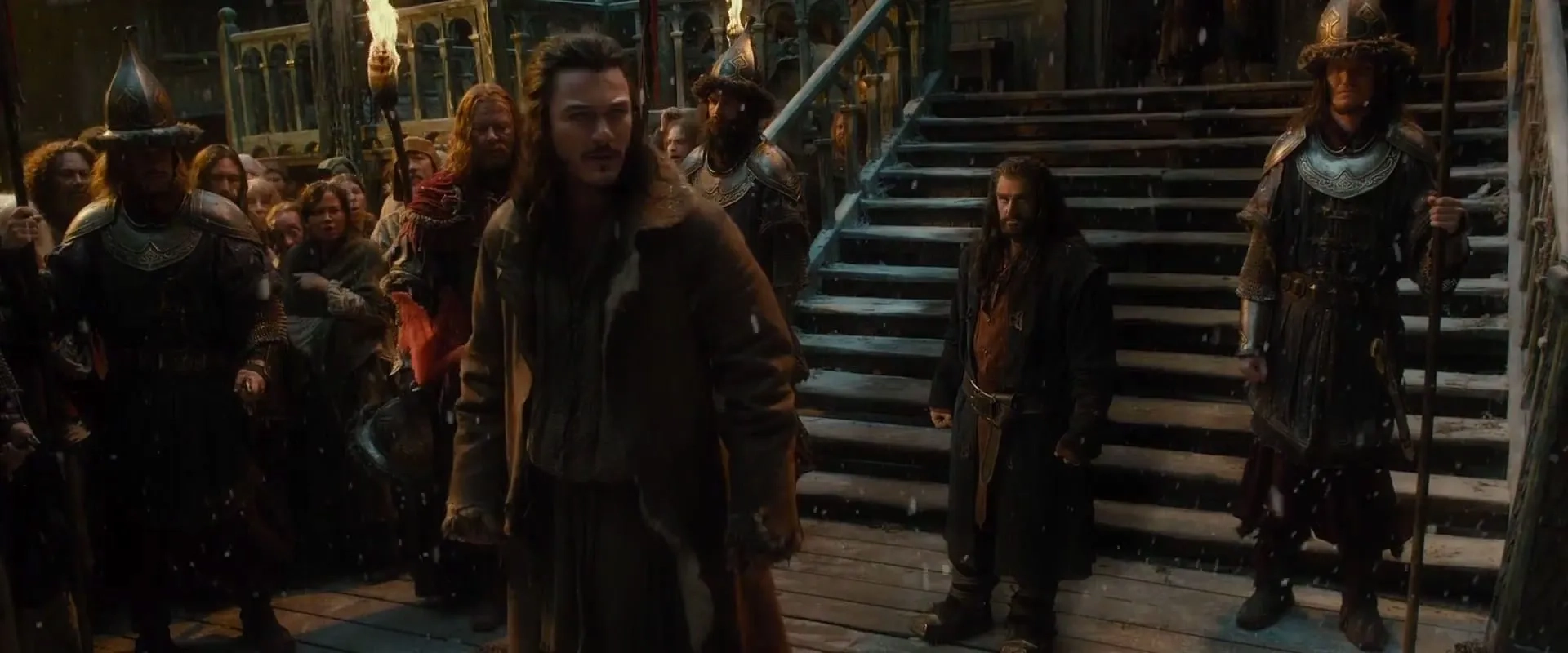 Richard Armitage and Luke Evans in The Hobbit: The Desolation of Smaug (2013)