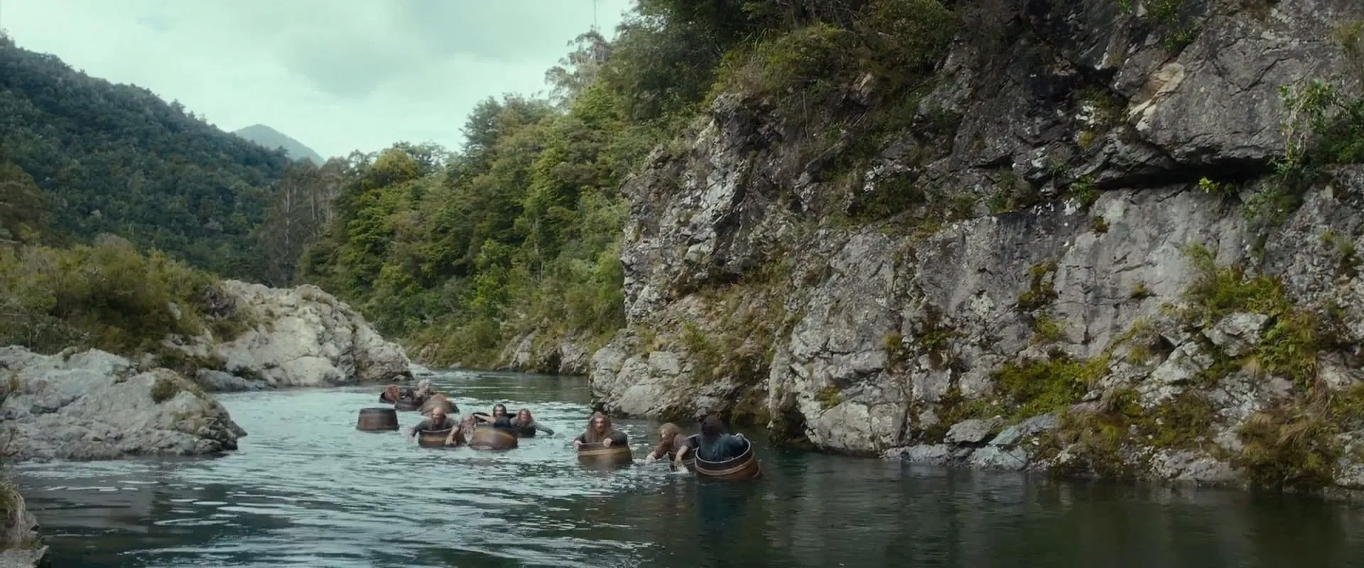 Richard Armitage, Jed Brophy, John Callen, Peter Hambleton, William Kircher, Graham McTavish, Dean O'Gorman, Ken Stott, Stephen Hunter, Aidan Turner, and Adam Brown in The Hobbit: The Desolation of Smaug (2013)