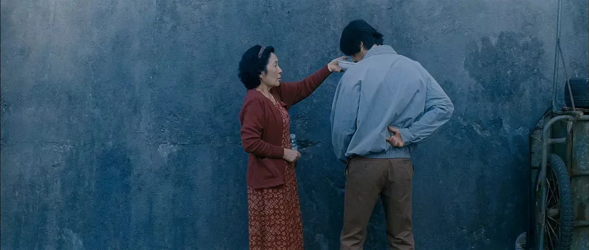 Won Bin and Hye-ja Kim in Mother (2009)