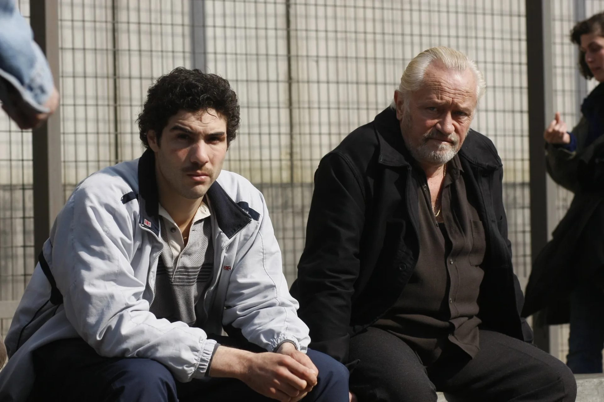 Niels Arestrup and Tahar Rahim in A Prophet (2009)