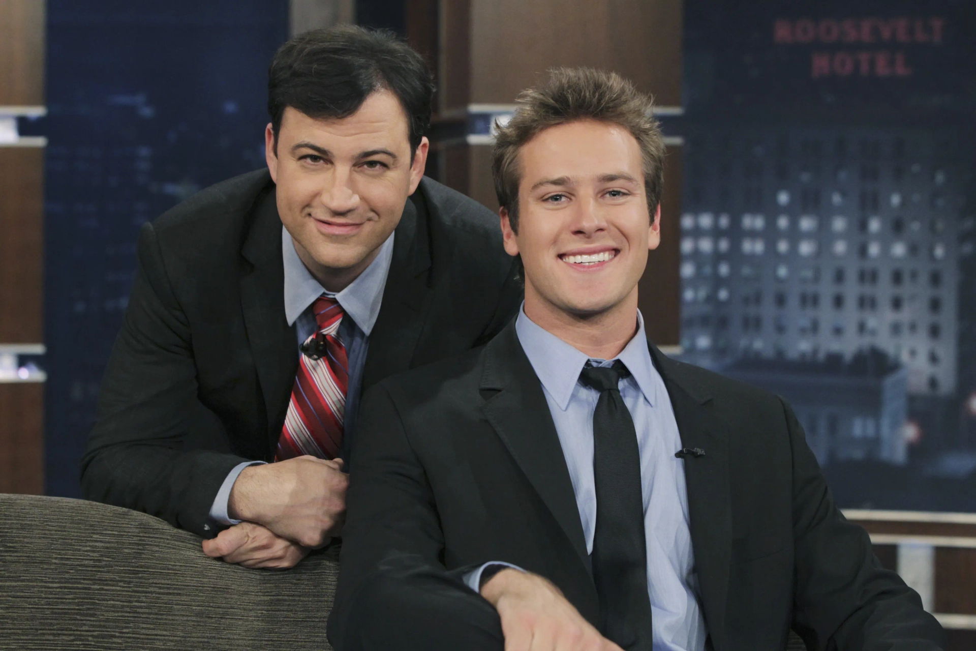 Jimmy Kimmel and Armie Hammer at an event for Grey's Anatomy (2005)