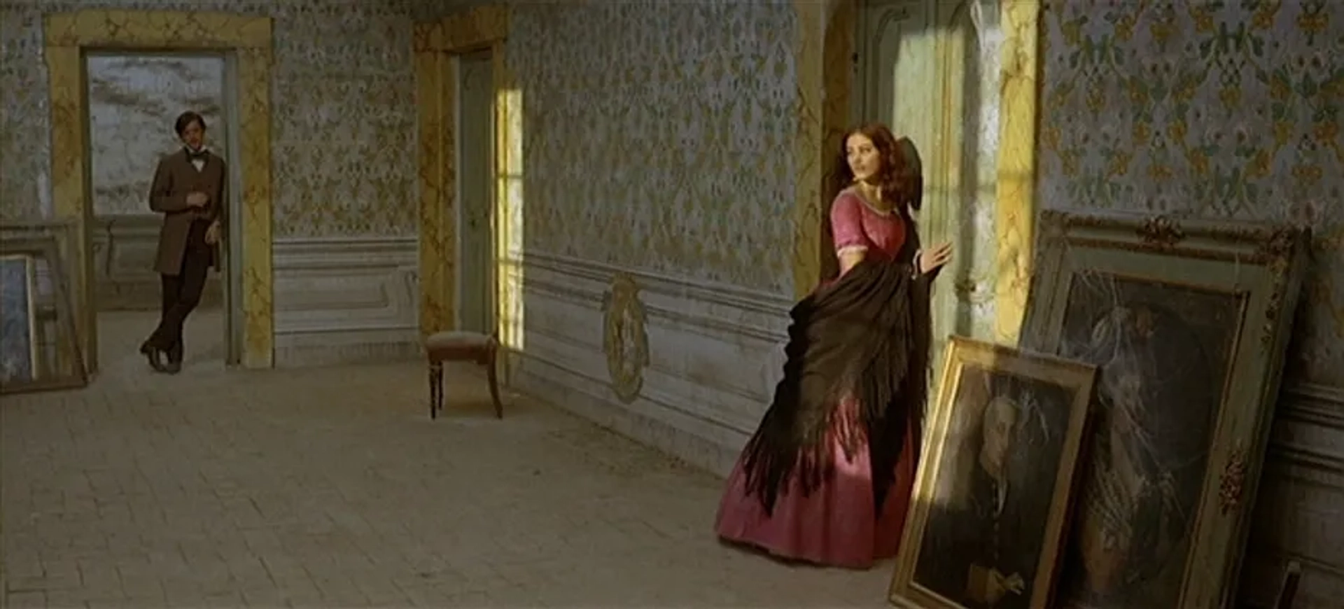 Claudia Cardinale and Alain Delon in The Leopard (1963)