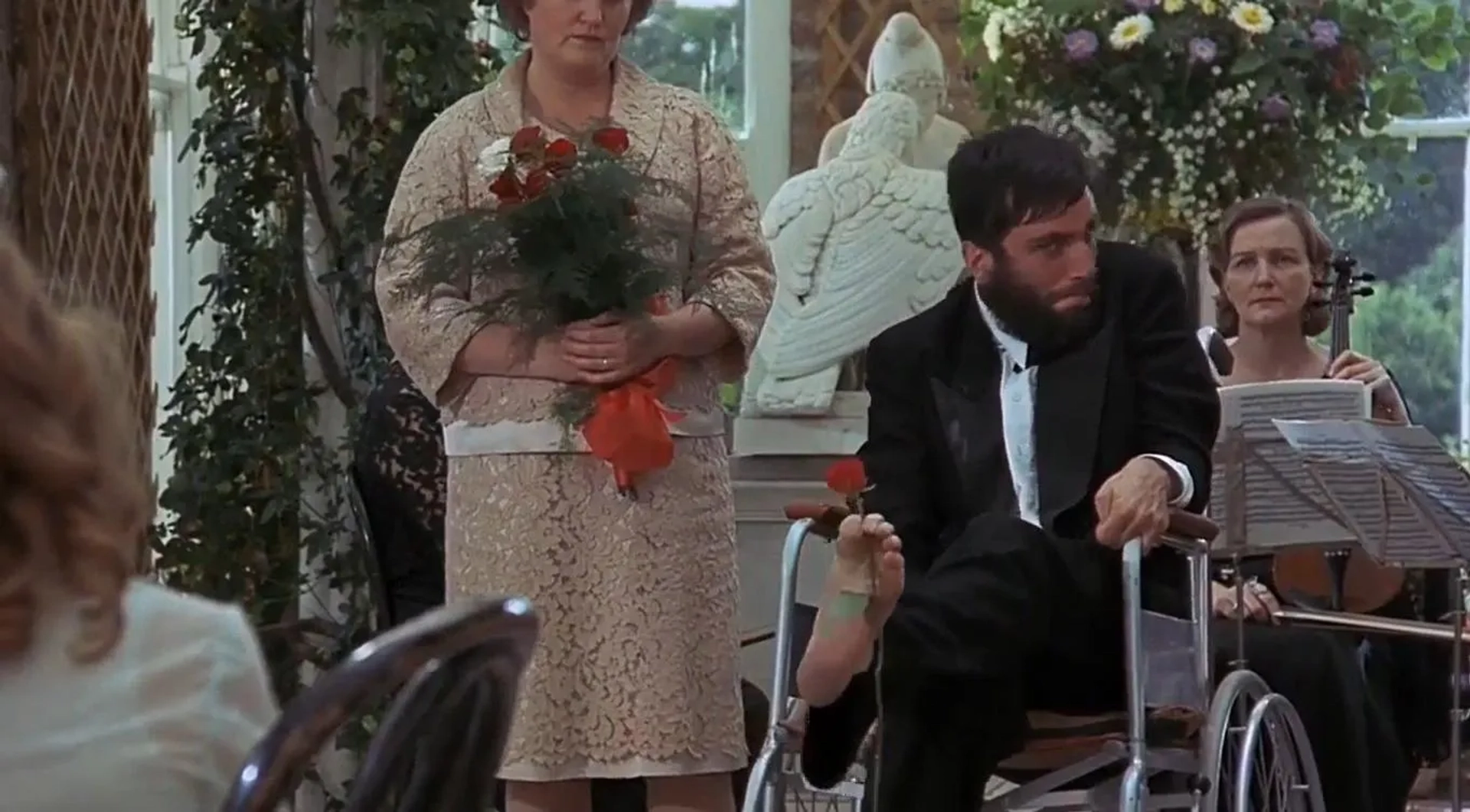 Daniel Day-Lewis and Brenda Fricker in My Left Foot (1989)