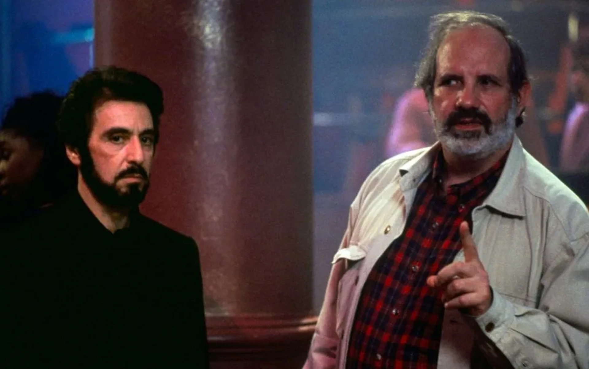 Al Pacino and Brian De Palma in Carlito's Way (1993)