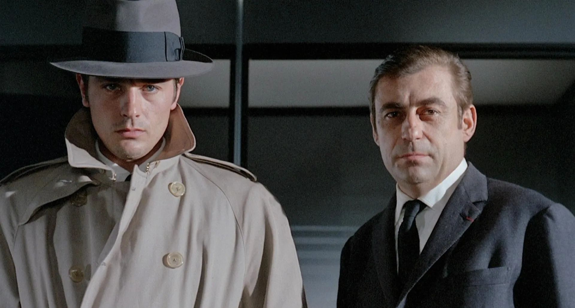 Alain Delon and François Périer in The Samurai (1967)