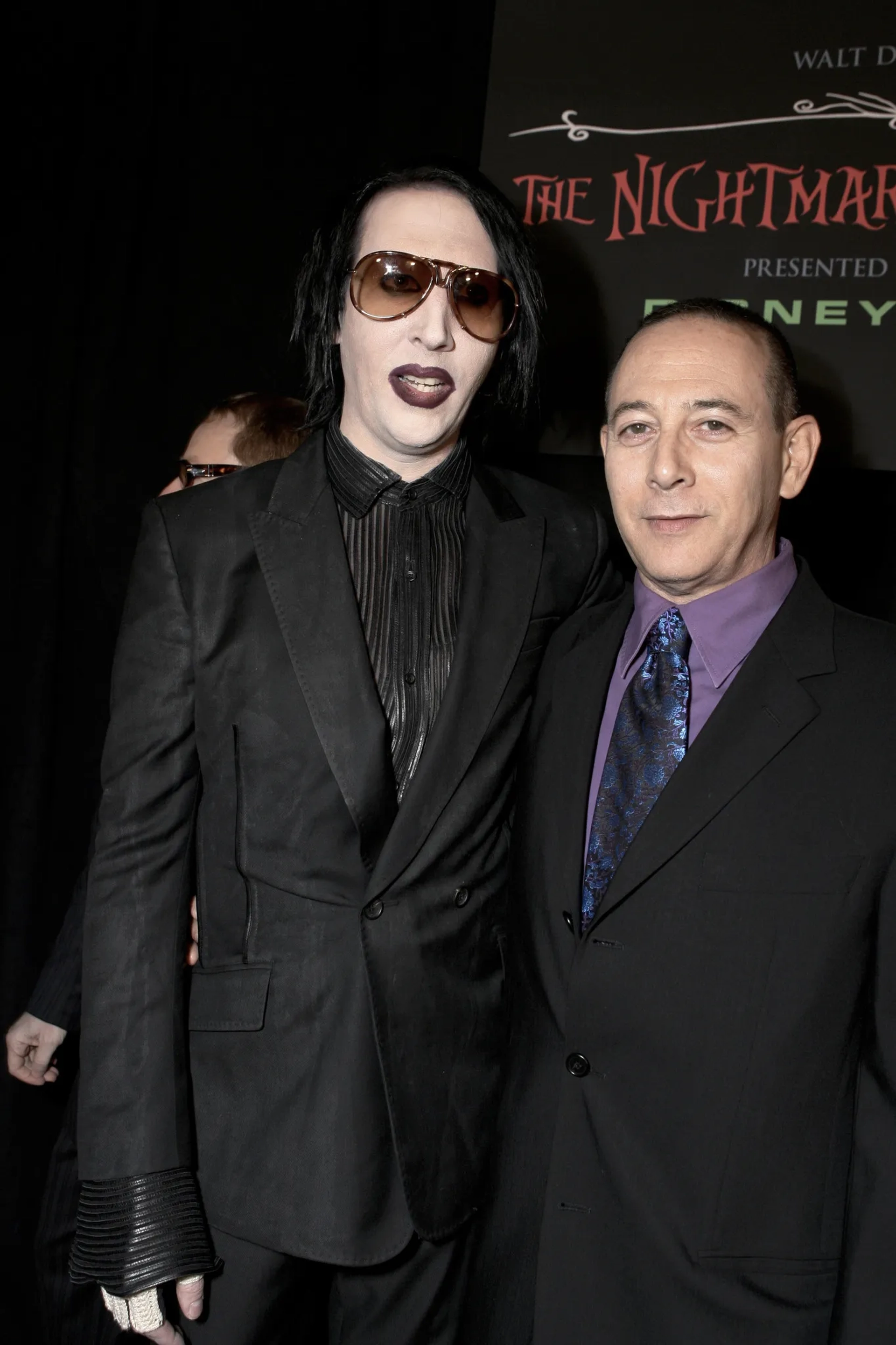 Paul Reubens and Marilyn Manson at an event for The Nightmare Before Christmas (1993)