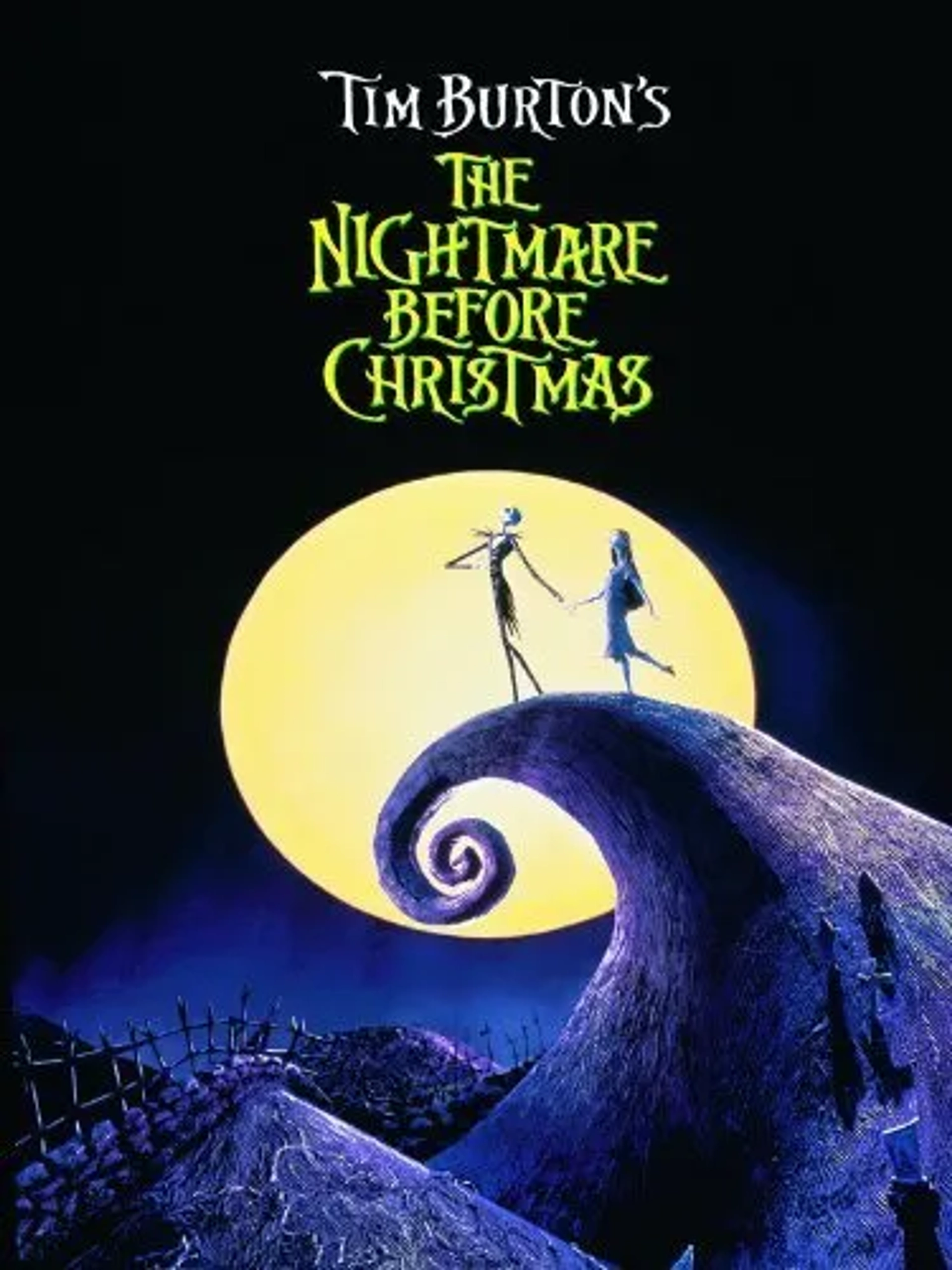 Danny Elfman, Catherine O'Hara, and Chris Sarandon in The Nightmare Before Christmas (1993)