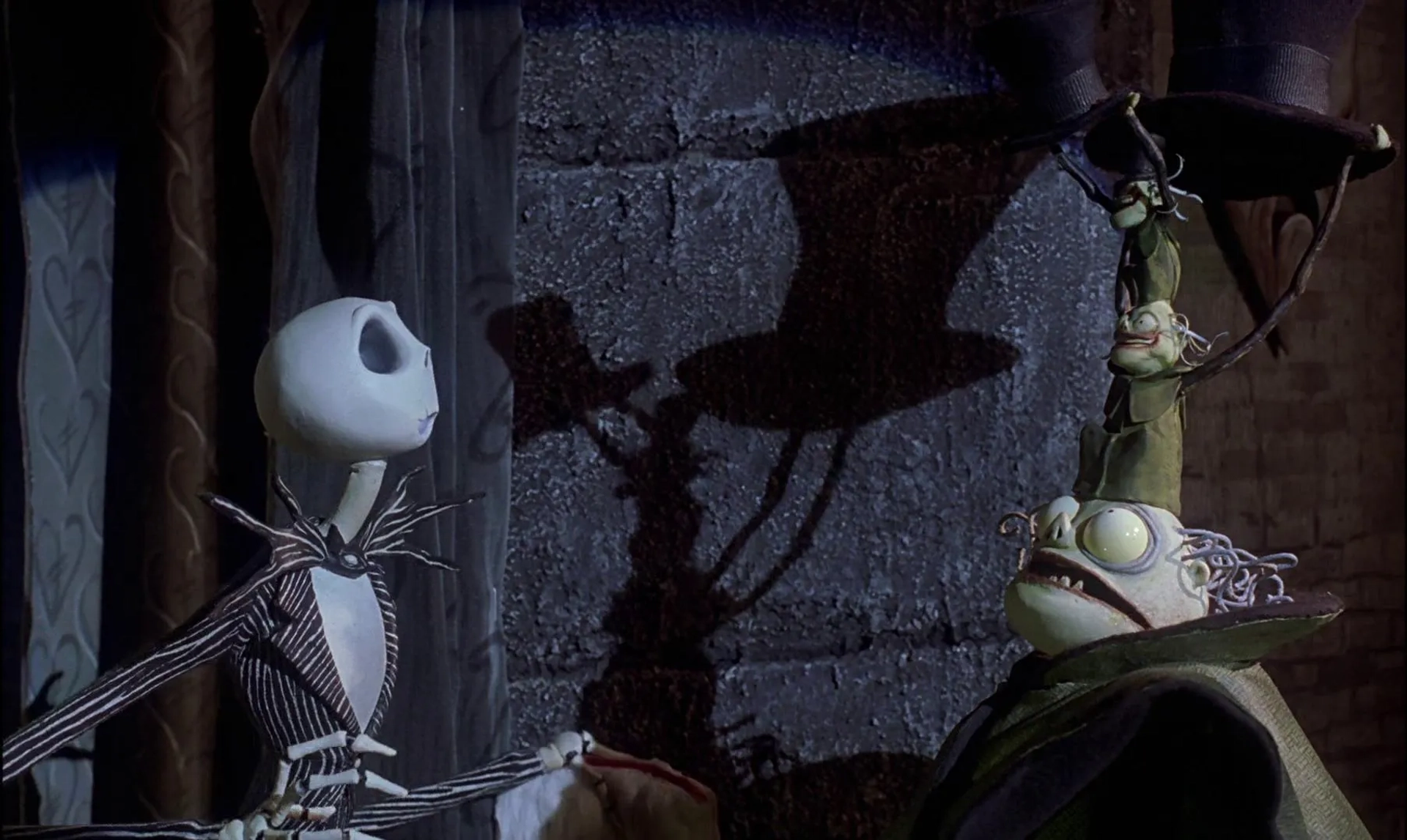 Danny Elfman and Chris Sarandon in The Nightmare Before Christmas (1993)