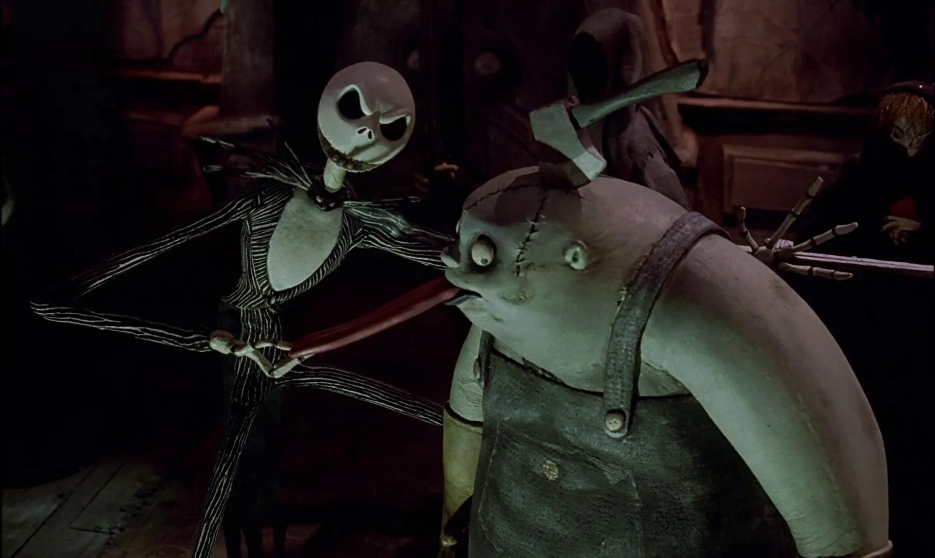 Danny Elfman, Chris Sarandon, and Randy Crenshaw in The Nightmare Before Christmas (1993)