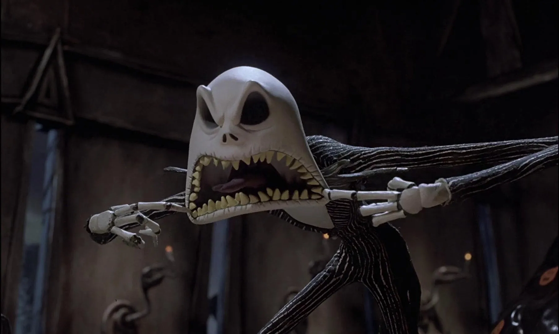 Danny Elfman and Chris Sarandon in The Nightmare Before Christmas (1993)