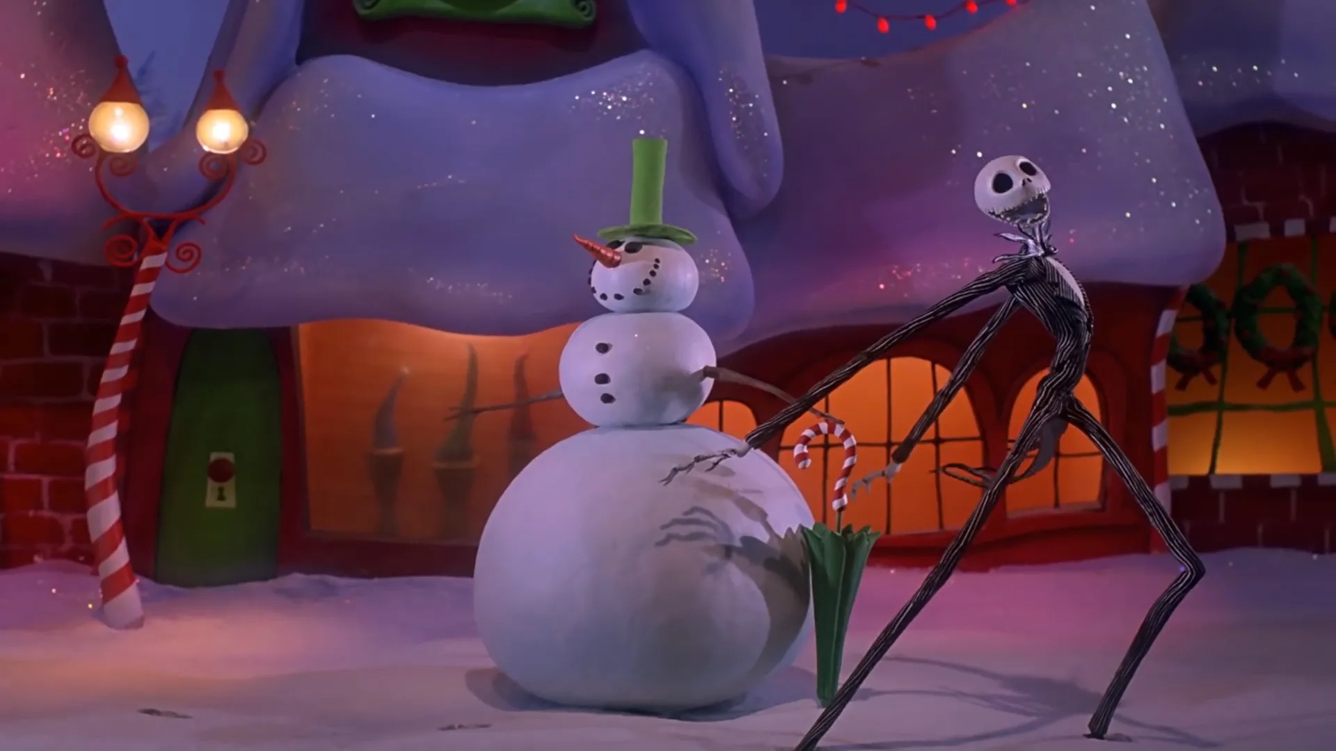 Danny Elfman and Chris Sarandon in The Nightmare Before Christmas (1993)