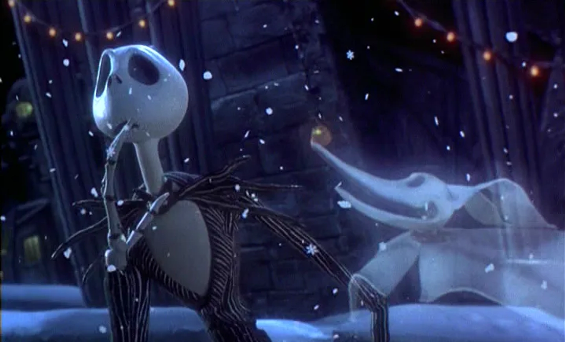 Danny Elfman and Chris Sarandon in The Nightmare Before Christmas (1993)