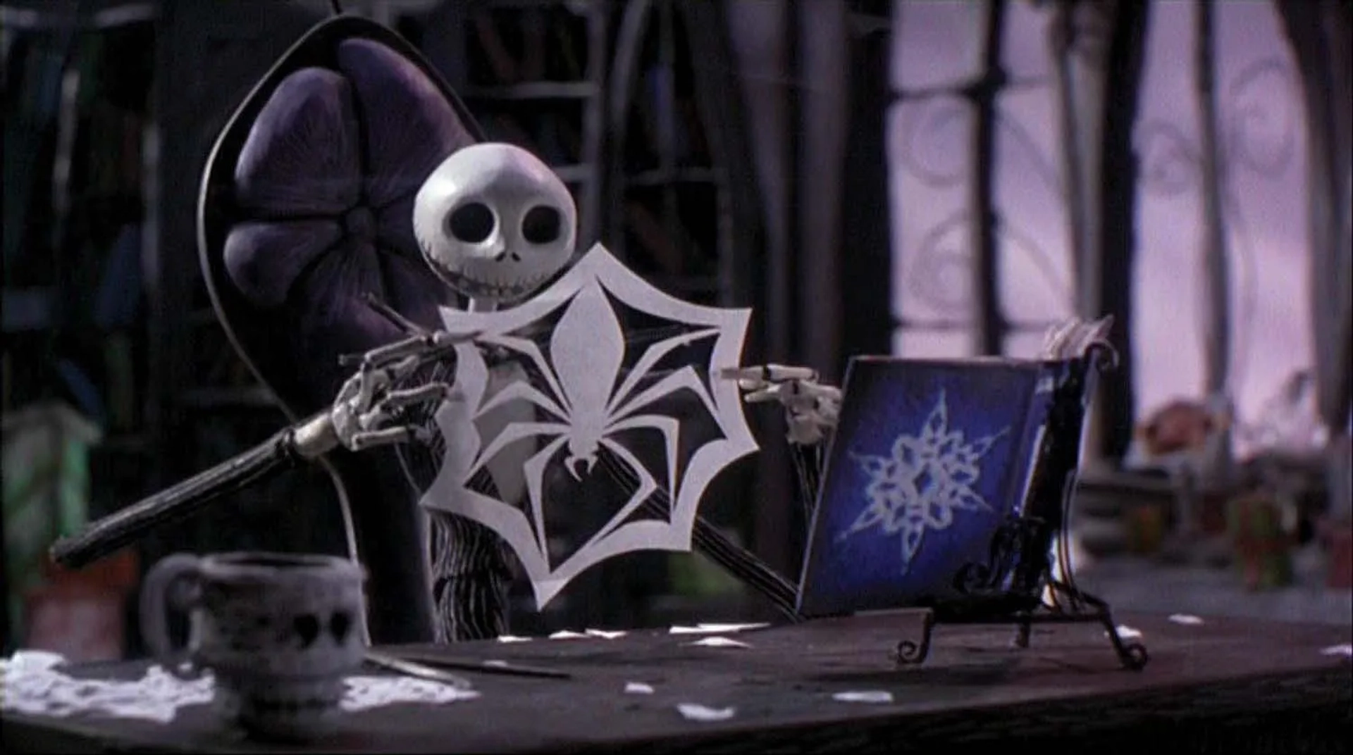 Danny Elfman and Chris Sarandon in The Nightmare Before Christmas (1993)