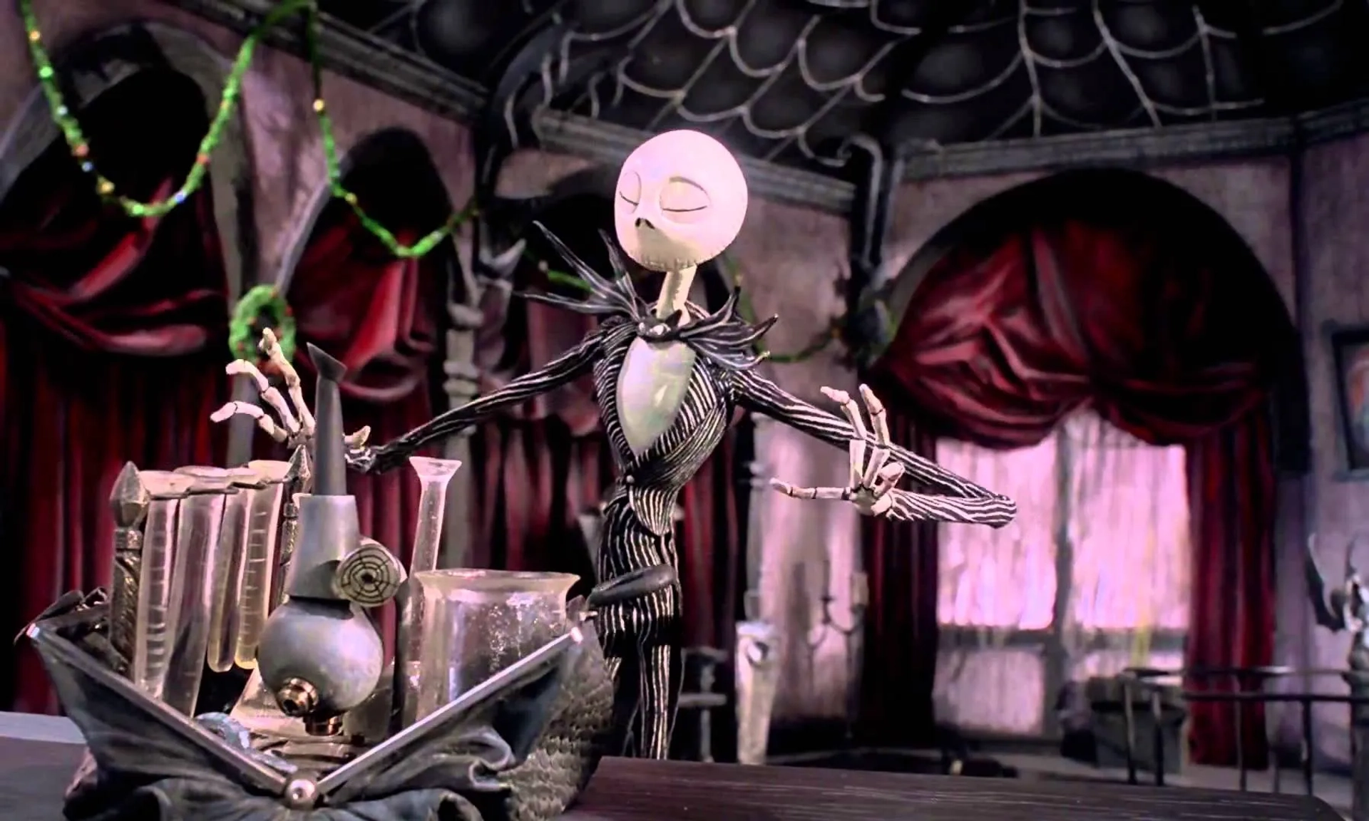 Danny Elfman and Chris Sarandon in The Nightmare Before Christmas (1993)