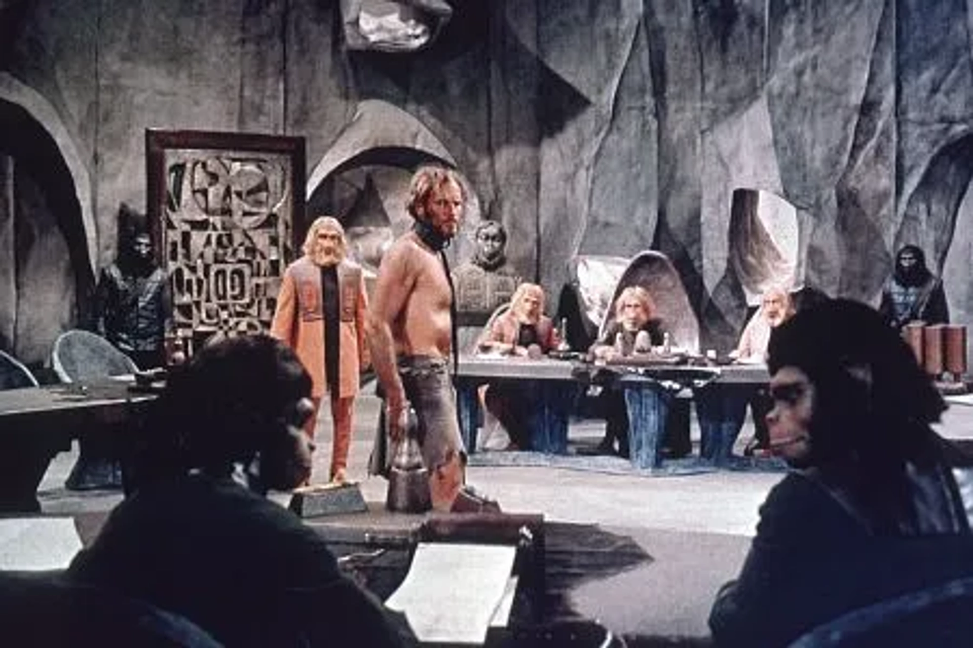 "Planet Of The Apes" Maurice Evans, Charlton Heston