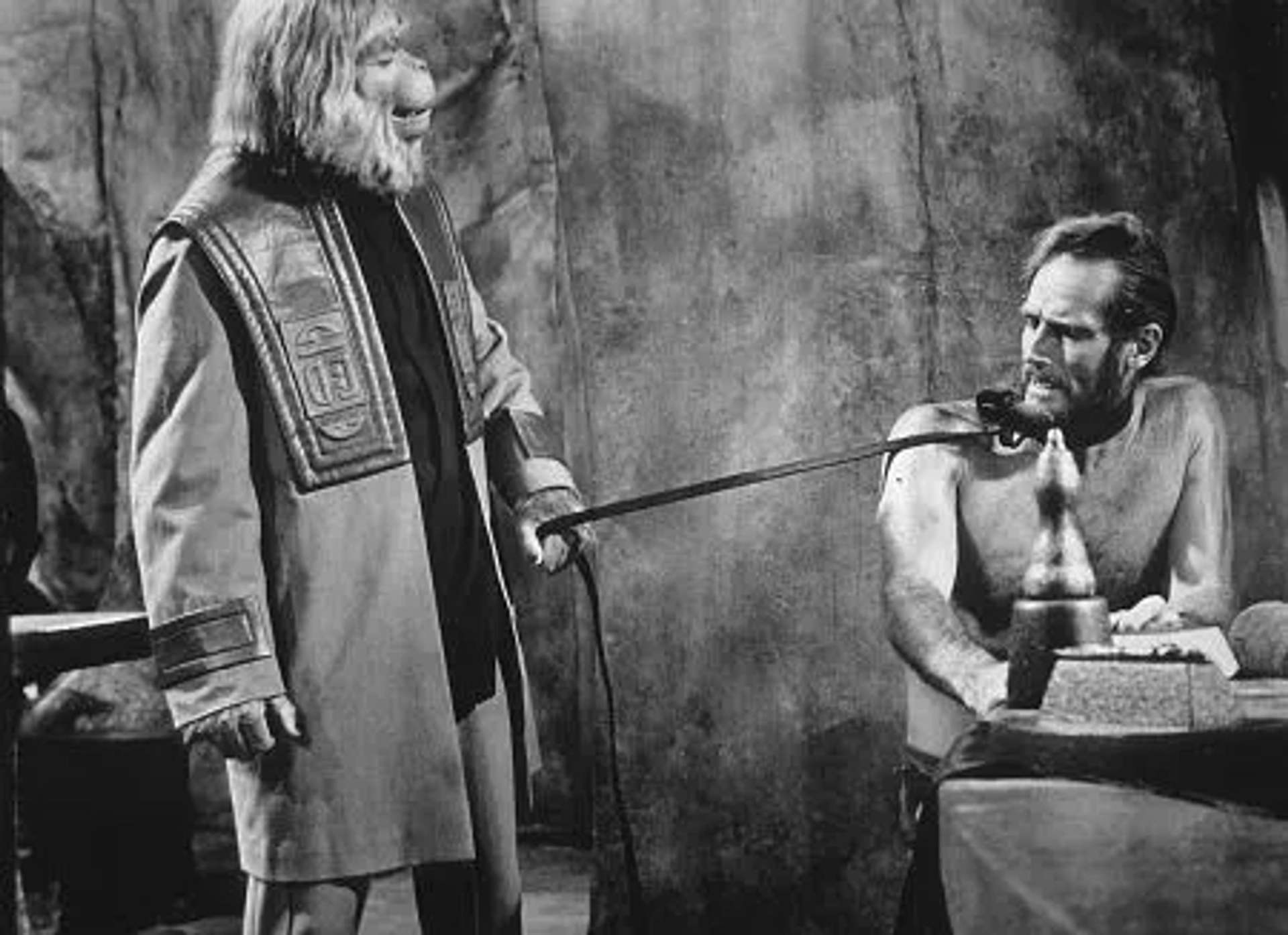 "Planet Of The Apes" Maurice Evans, Charlton Heston