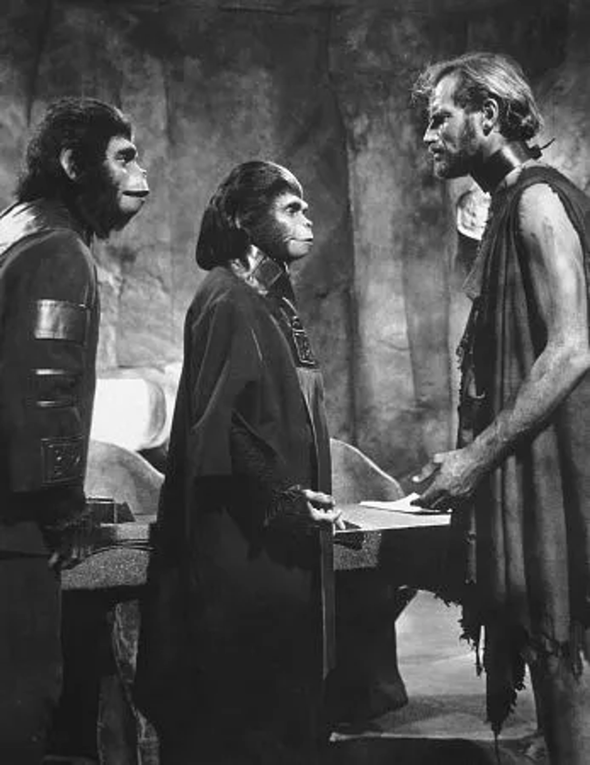 "Planet Of The Apes" Roddy McDowall, Kim Hunter, Charlton Heston 1968 20th Cent. Fox