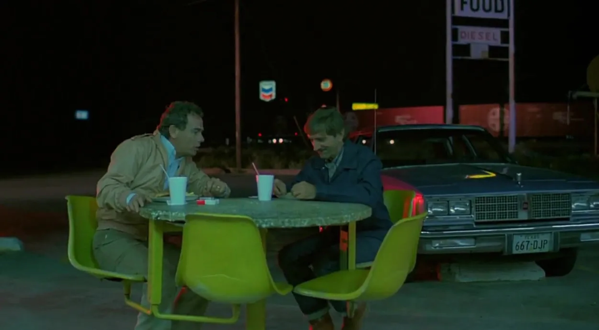 Harry Dean Stanton and Dean Stockwell in Paris, Texas (1984)