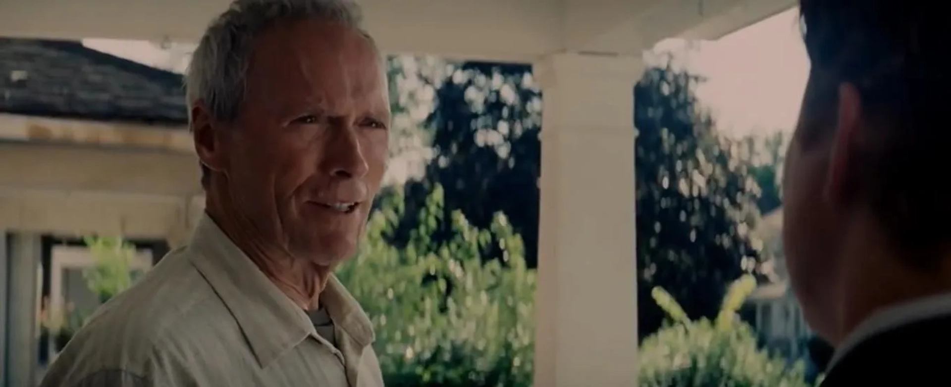 Clint Eastwood and Christopher Carley in Gran Torino (2008)