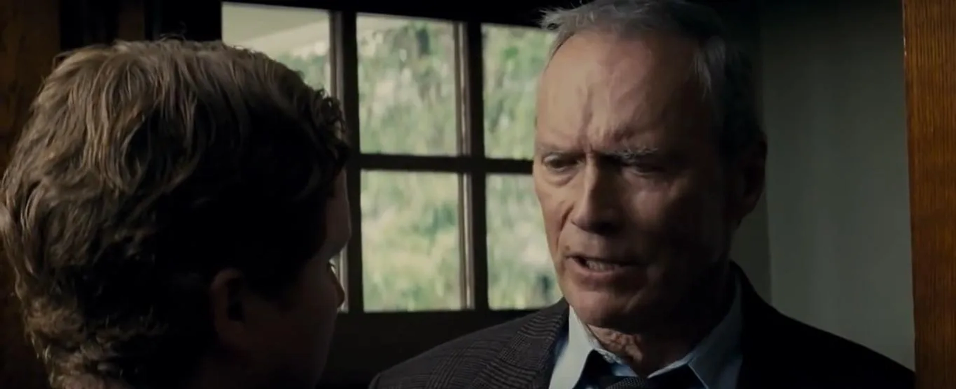 Clint Eastwood and Christopher Carley in Gran Torino (2008)