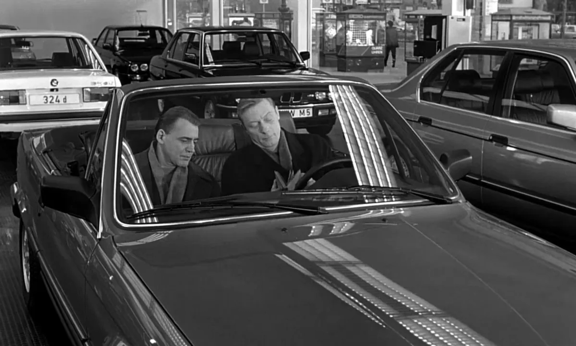 Bruno Ganz and Otto Sander in Wings of Desire (1987)