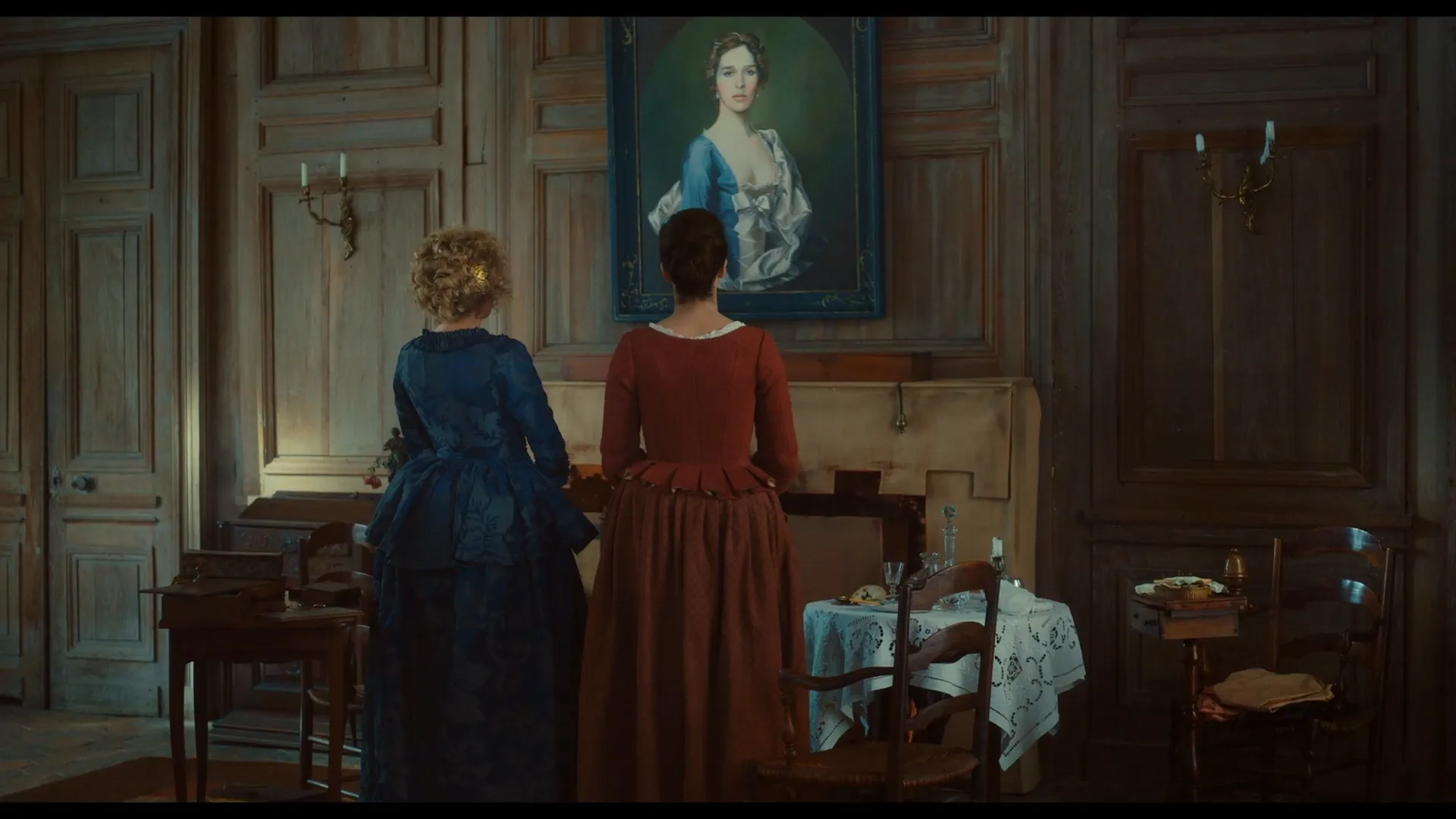 Valeria Golino and Noémie Merlant in Portrait of a Lady on Fire (2019)