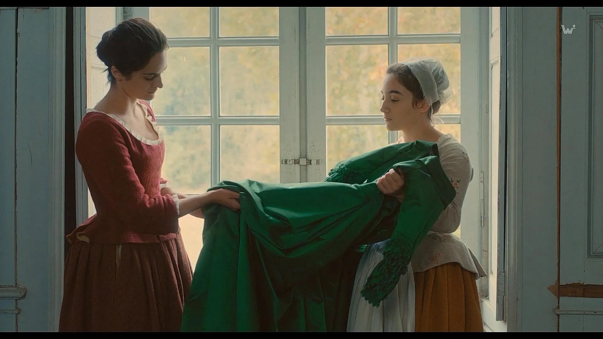 Noémie Merlant and Luàna Bajrami in Portrait of a Lady on Fire (2019)