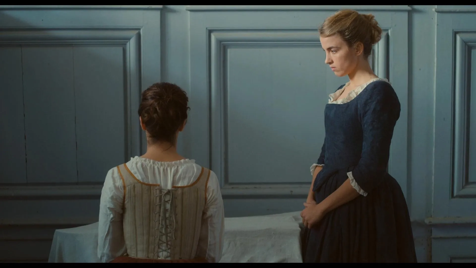 Adèle Haenel and Noémie Merlant in Portrait of a Lady on Fire (2019)