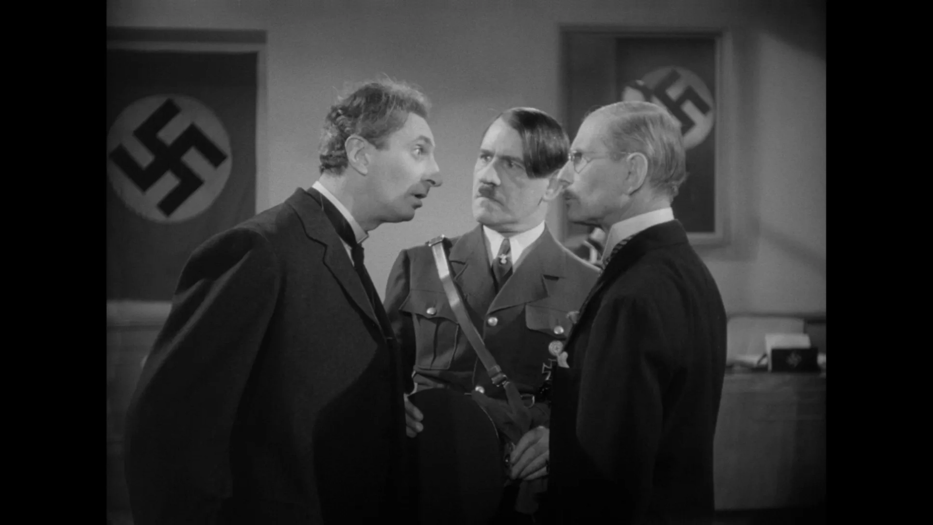 Felix Bressart, Tom Dugan, and Charles Halton in To Be or Not to Be (1942)