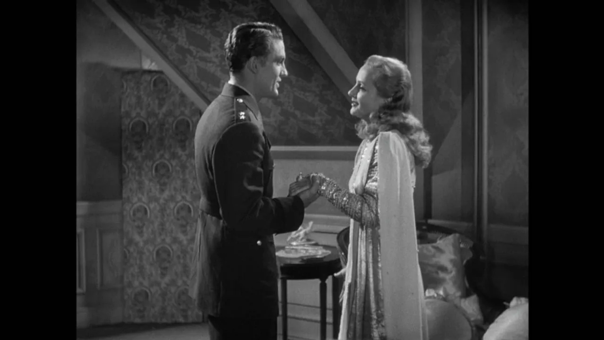 Carole Lombard and Robert Stack in To Be or Not to Be (1942)